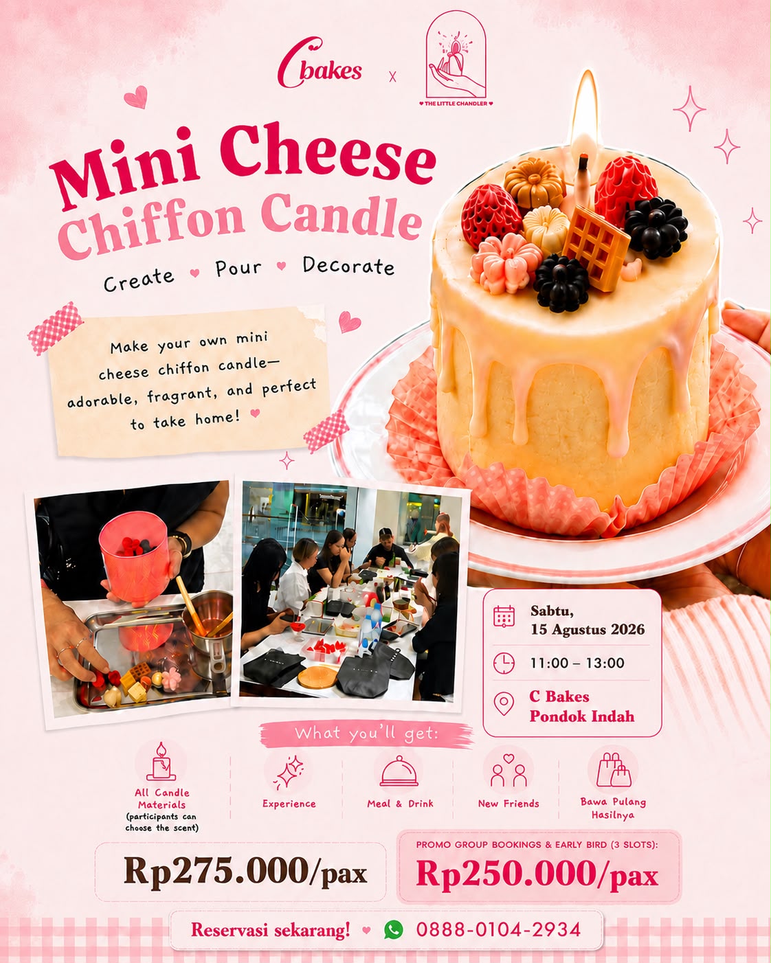 Mini Cheese Candle